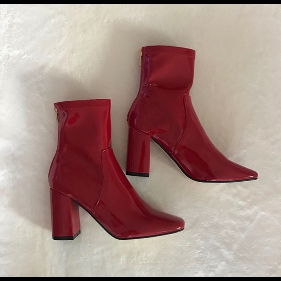 ASOS Shoes - Truffle Collection/ ASOS Red Heeled ankle boots